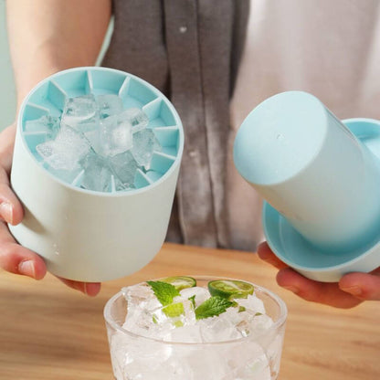 Portable Ice Cube Maker | Food-Grade Silicone & ABS | ChillSphere
