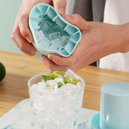 Portable Ice Cube Maker | Food-Grade Silicone & ABS | ChillSphere