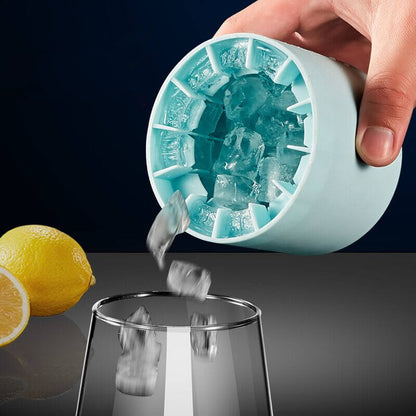 Portable Ice Cube Maker | Food-Grade Silicone & ABS | ChillSphere