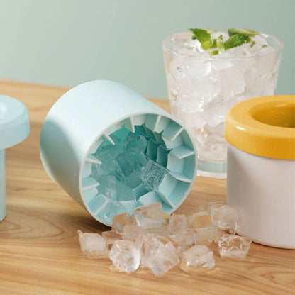 Portable Ice Cube Maker | Food-Grade Silicone & ABS | ChillSphere