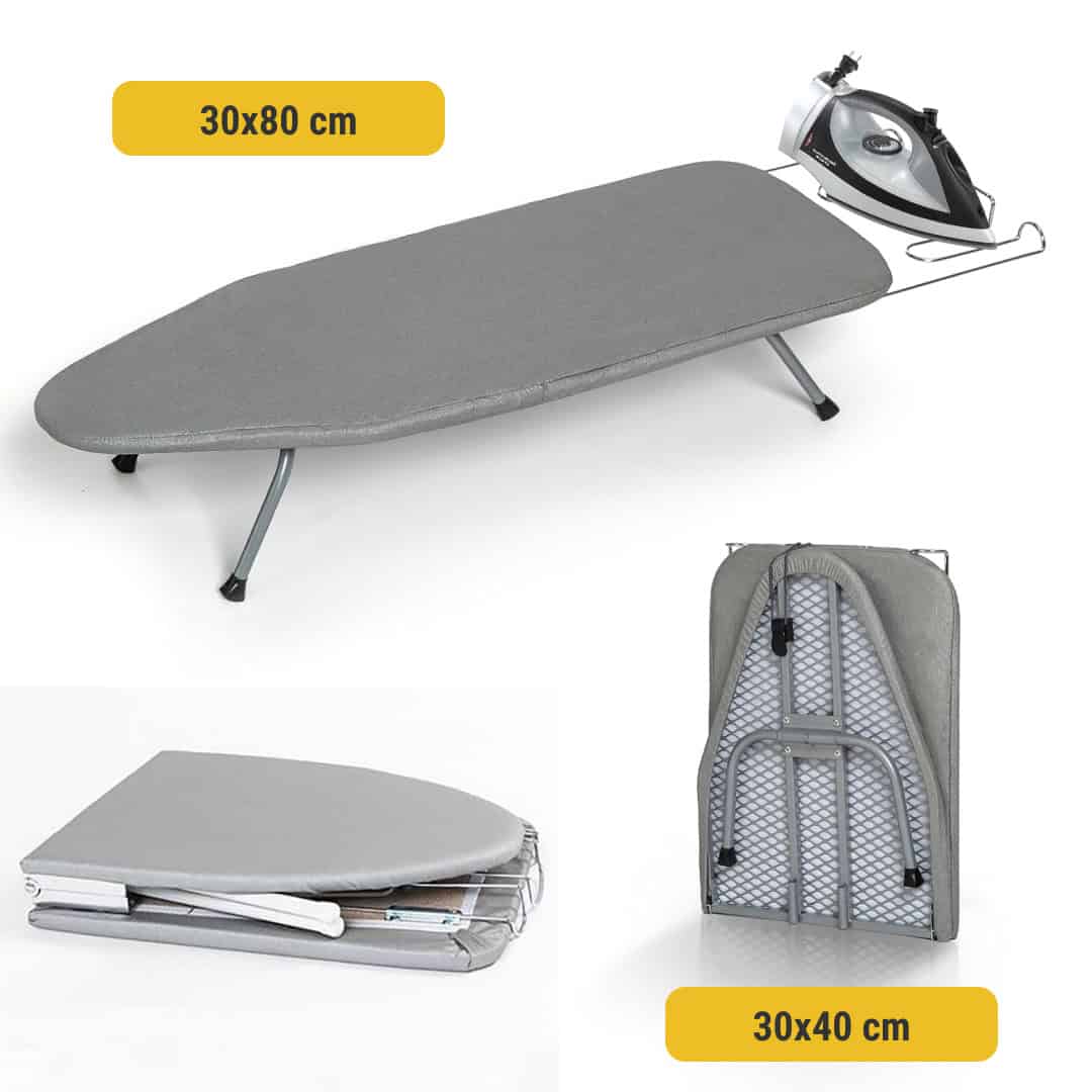 Compact Foldable Ironing Board with Non-Slip Surface