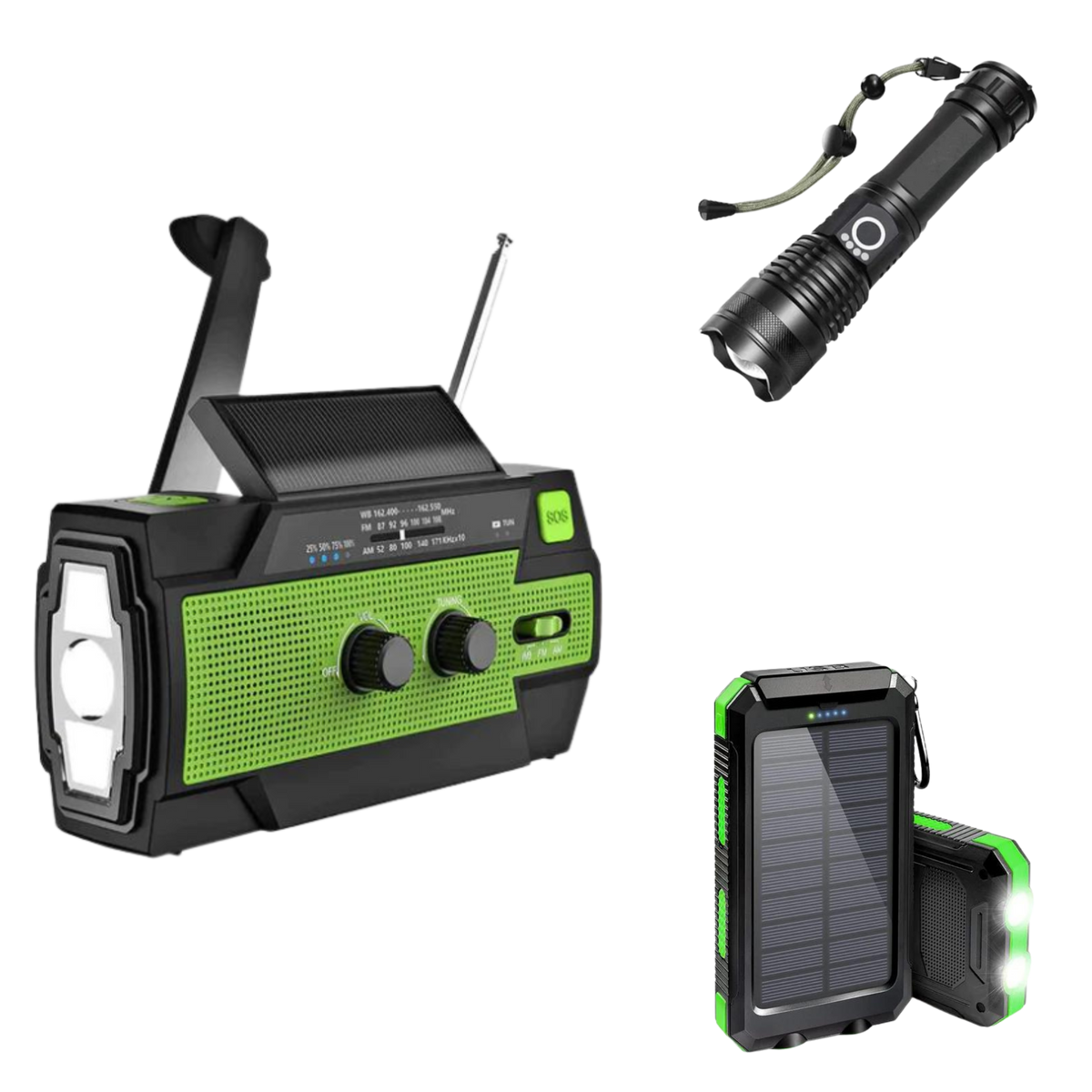 Essential Emergency Preparedness Kit | Power Bank, Light & Radio