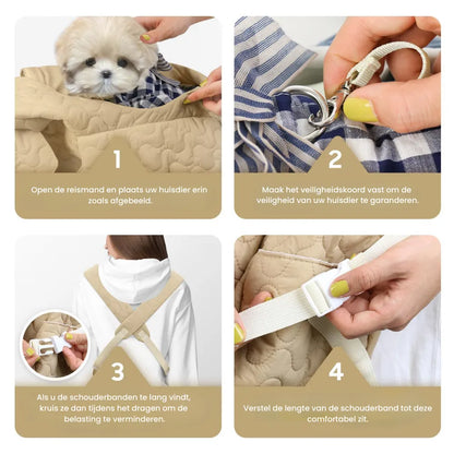 XL Dog Carrier with Ergonomic Design – Lightweight and Waterproof