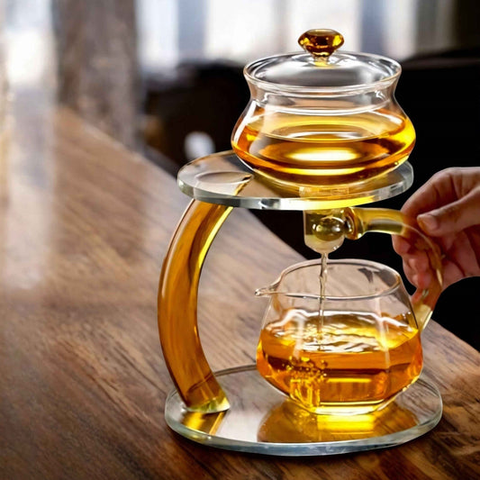 Magnetic Glass Teapot Infuser for Flavor Enhancement and Wellness