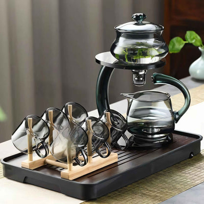 Magnetic Glass Teapot Infuser for Flavor Enhancement and Wellness
