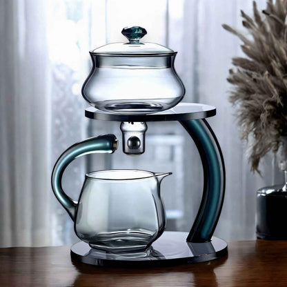 Magnetic Glass Teapot Infuser for Flavor Enhancement and Wellness
