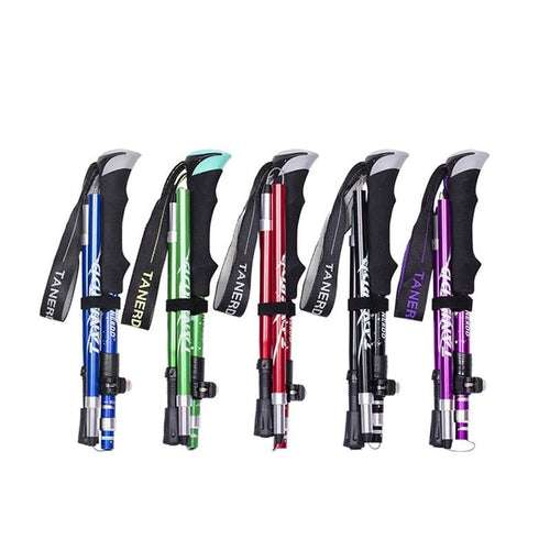 Trekking and Walking Poles with Adjustable Height