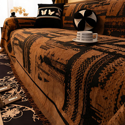 Chic Bohemian Chenille Sofa Protector