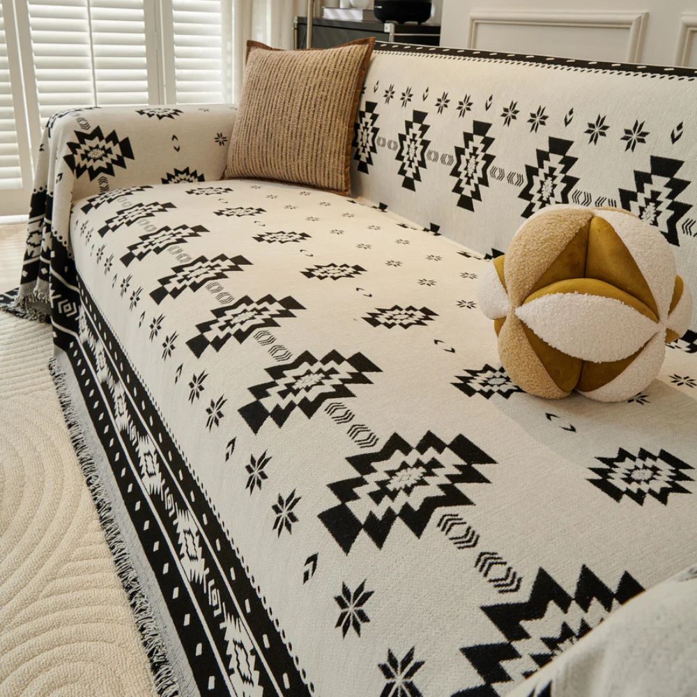 Dual-Sided Chic Sofa Protector