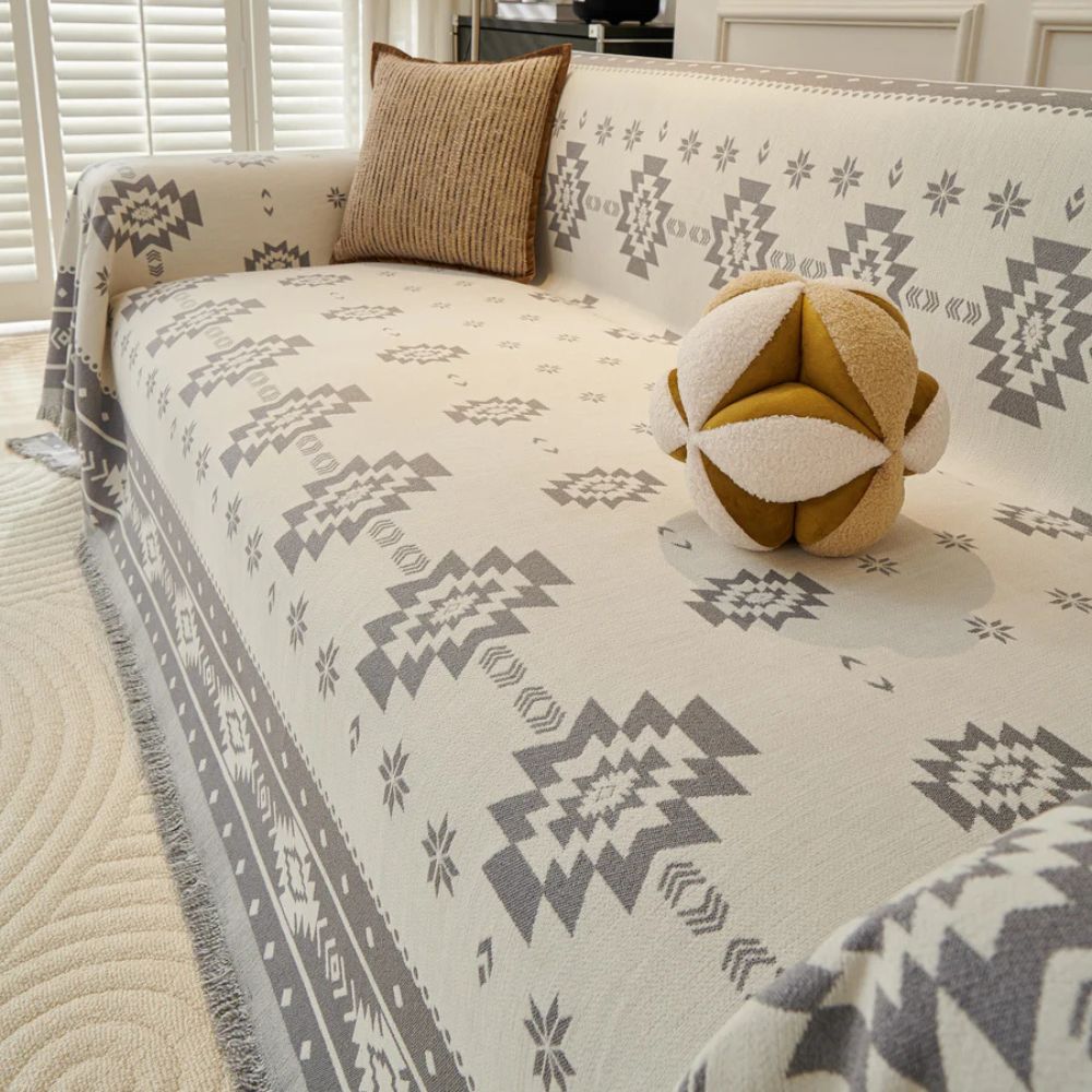 Dual-Sided Chic Sofa Protector