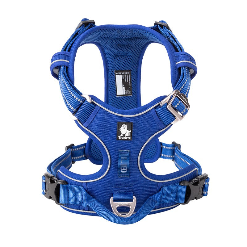 Reflective Nylon Dog Harness for Safe No-Pull Walking