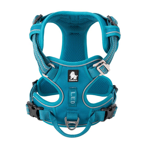 Reflective Nylon Dog Harness for Safe No-Pull Walking