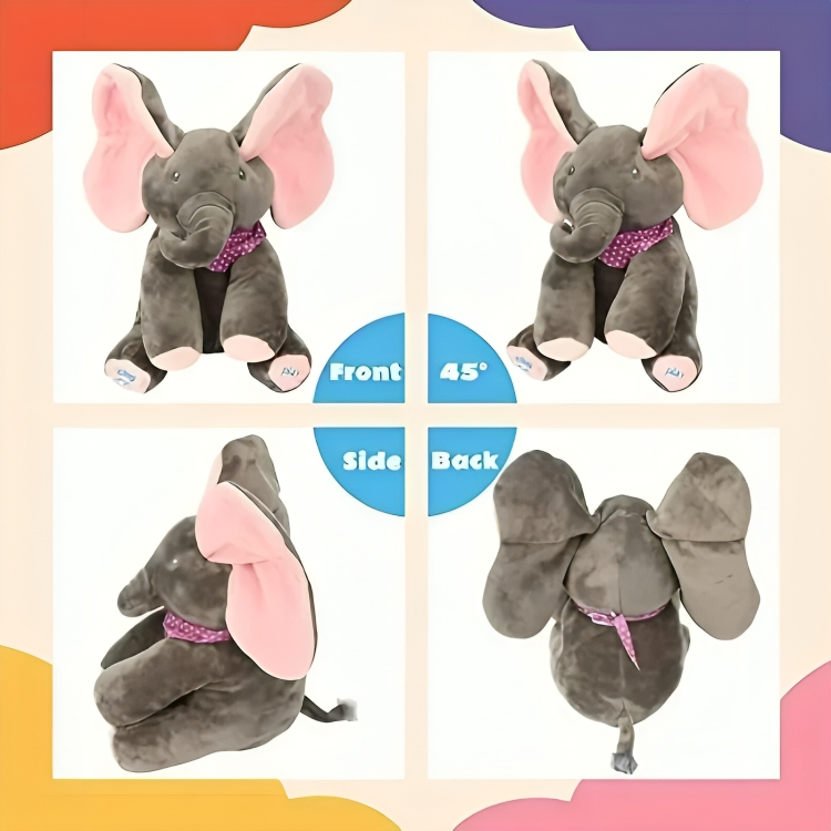 MelodyMate® | The Playful Peek-a-Boo Elephant