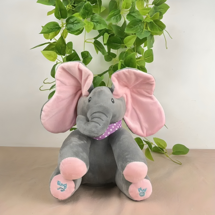 MelodyMate® | The Playful Peek-a-Boo Elephant
