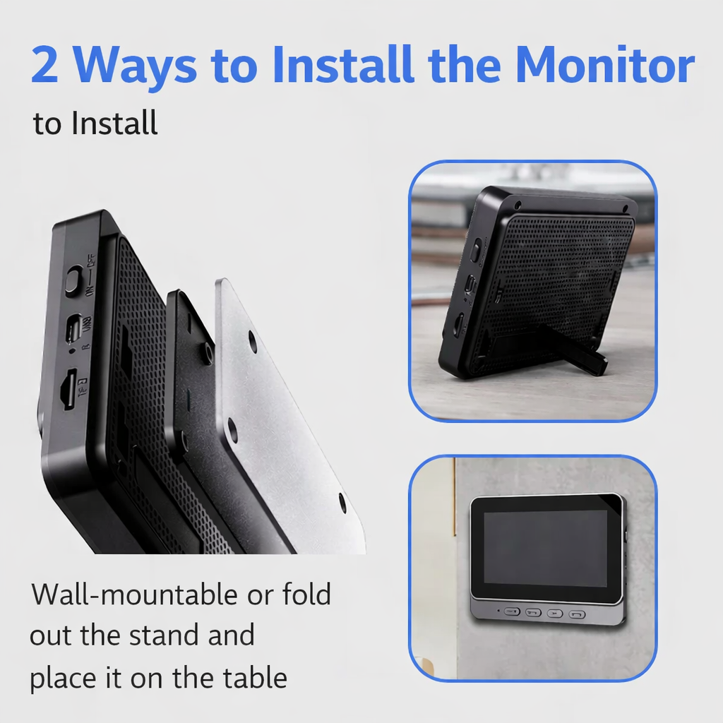 Smart Doorbell with Camera | Live View & Two-Way Communication