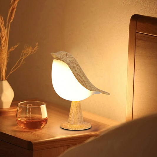 Rechargeable LED Night Light with Touch Control and Bird Design