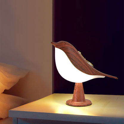 Rechargeable LED Night Light with Touch Control and Bird Design