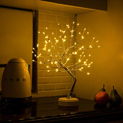 Wooden LED Light with Adjustable Branch Design