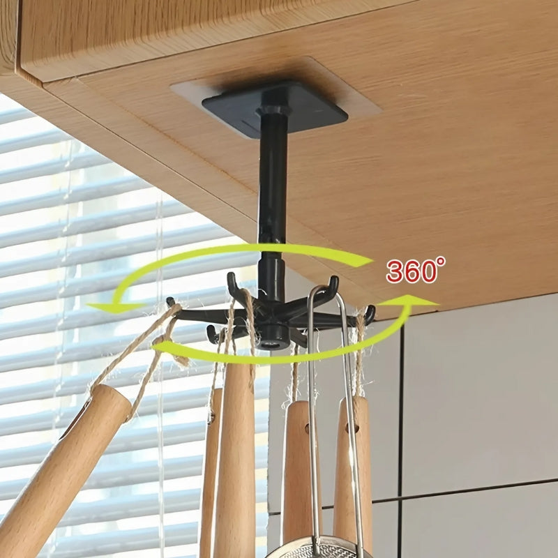 Revolving Hook Organizer - Space-Efficient Hanging Solution