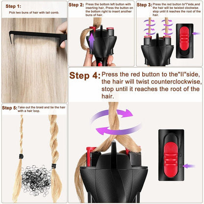Effortless Hair Braiding Tool for Stunning Styles