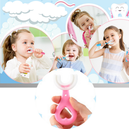 Children's U-Shaped Toothbrush Set (2 Pack)