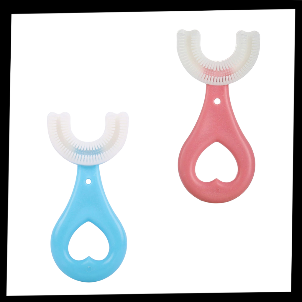 Children's U-Shaped Toothbrush Set (2 Pack)