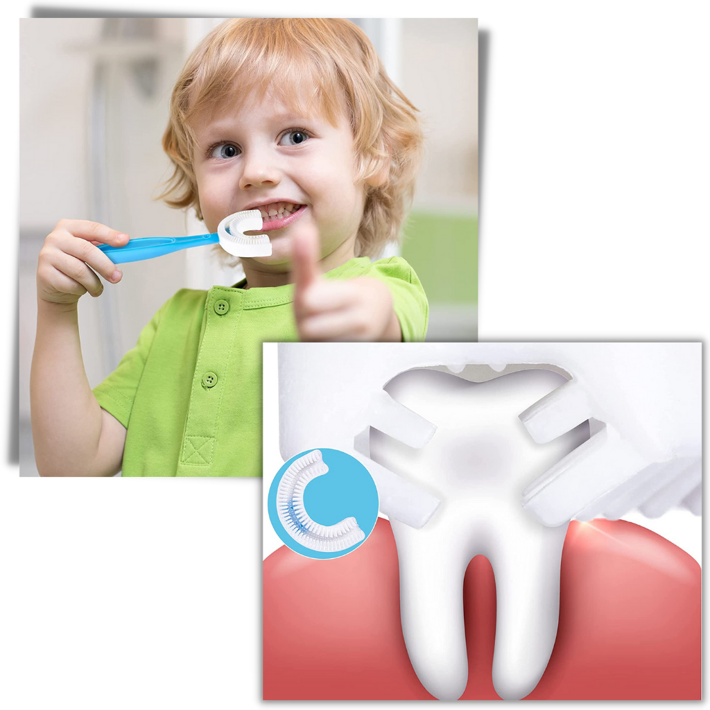 Children's U-Shaped Toothbrush Set (2 Pack)