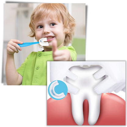 Children's U-Shaped Toothbrush Set (2 Pack)
