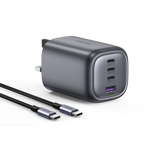 4-Port Fast Charging USB C Multiport Charger with GaN Technology