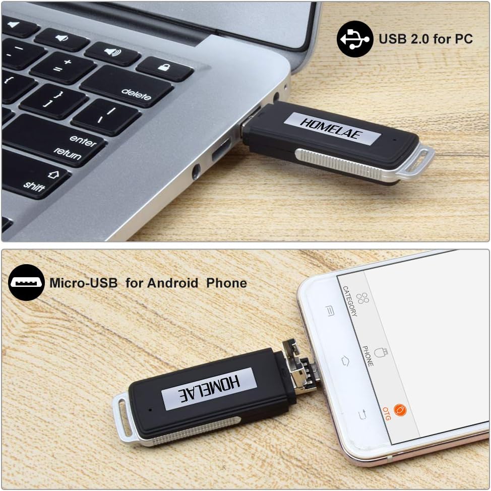 Portable USB Recorder for Interviews & Lectures | Noise Reduction