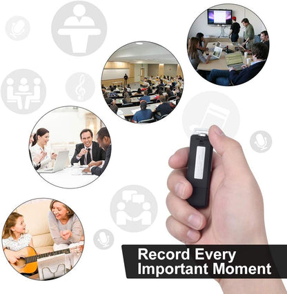 Portable USB Recorder for Interviews & Lectures | Noise Reduction