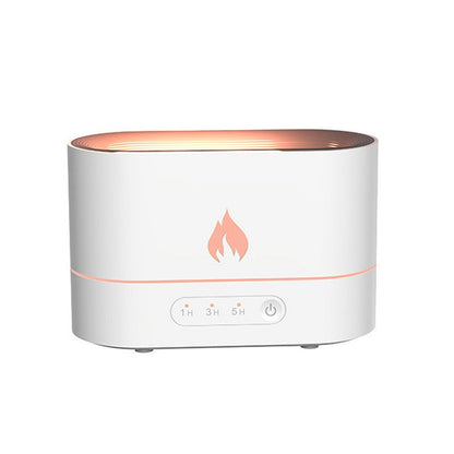 Humidifier with Simulation Flame Night Light Feature