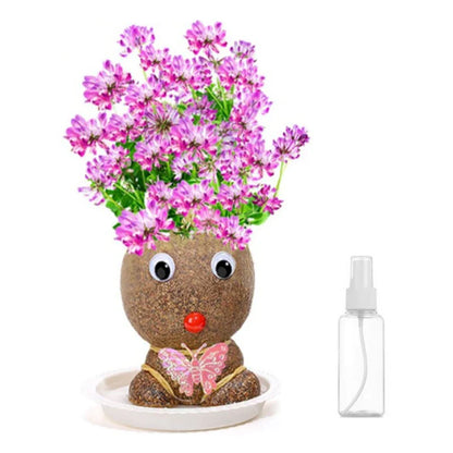 Lively Indoor Grass Buddy for a Fresh Home Atmosphere