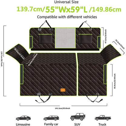 Pet Car Seat Cover for Travel – Compact and Convenient for Dogs