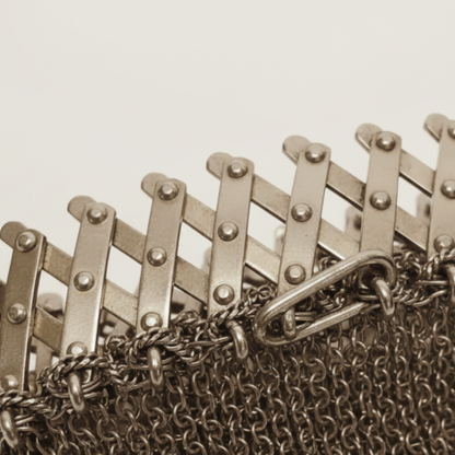 Glamorous Vintage Chainmail Clutch for Modern Elegance