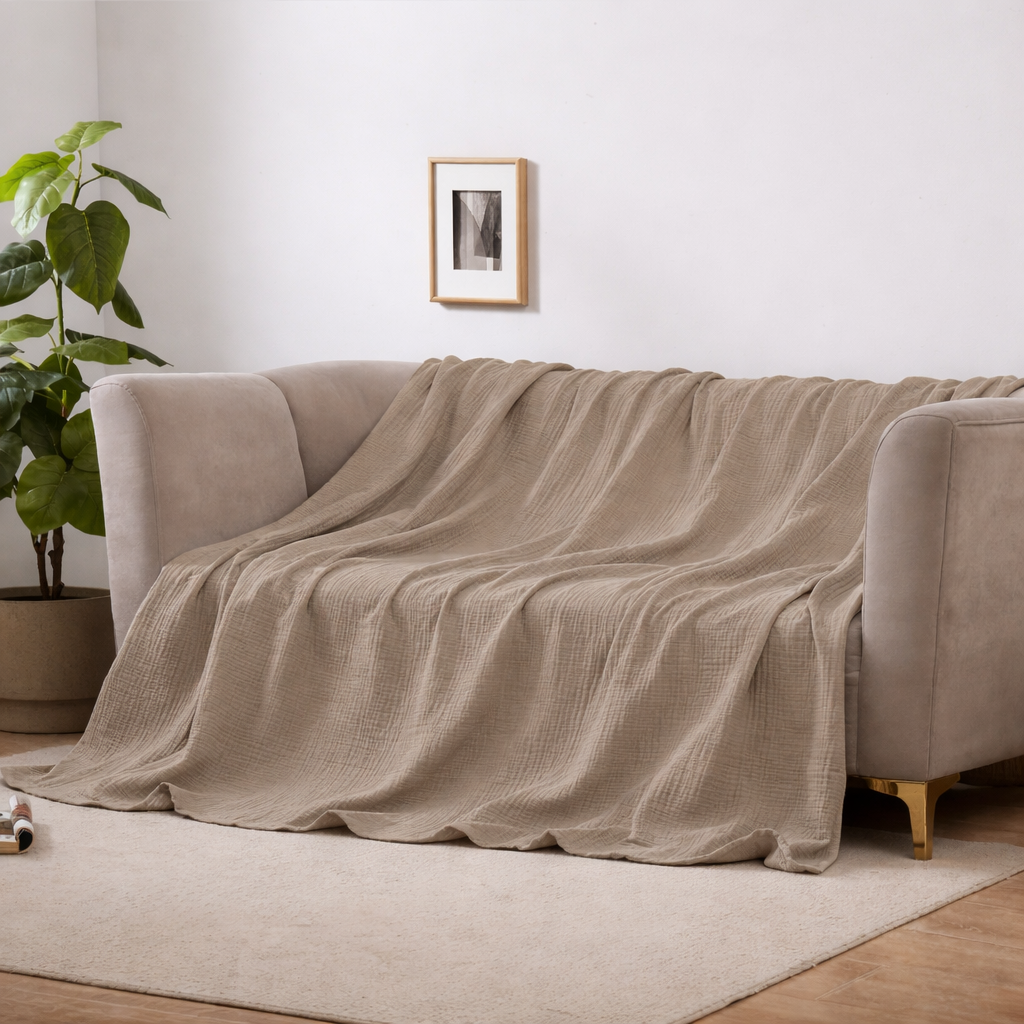 Lightweight Blanket for Comfortable Home Relaxation Daily Use