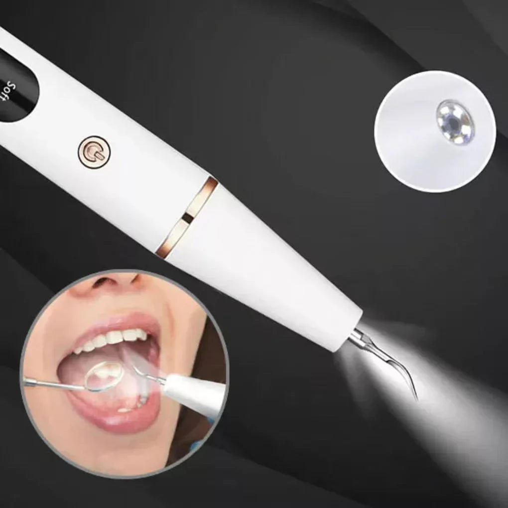 Ultrasonic Dental Cleaner – Electric Tartar Removal Device for Home Use