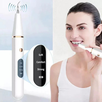 Ultrasonic Dental Cleaner – Electric Tartar Removal Device for Home Use
