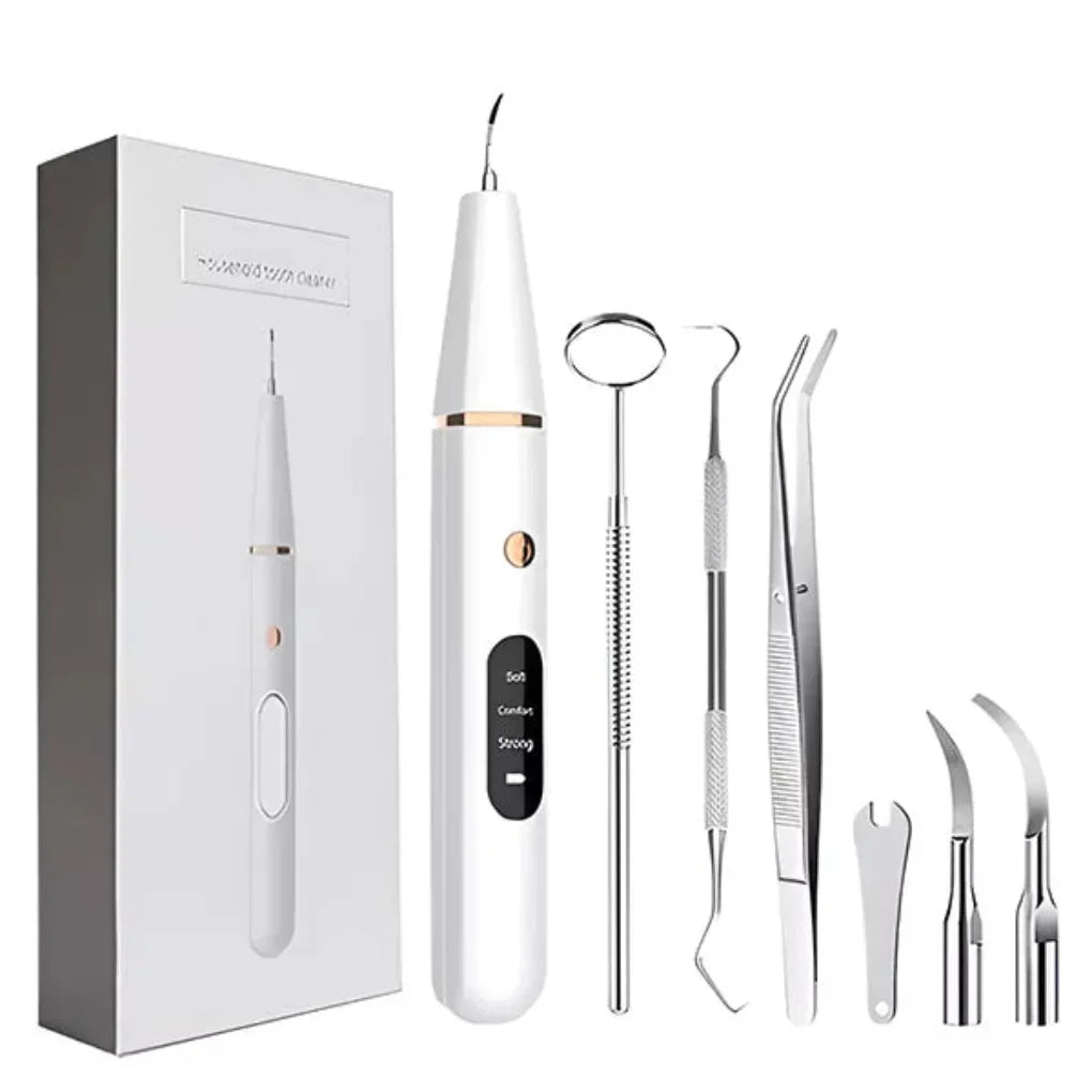 Ultrasonic Dental Cleaner – Electric Tartar Removal Device for Home Use
