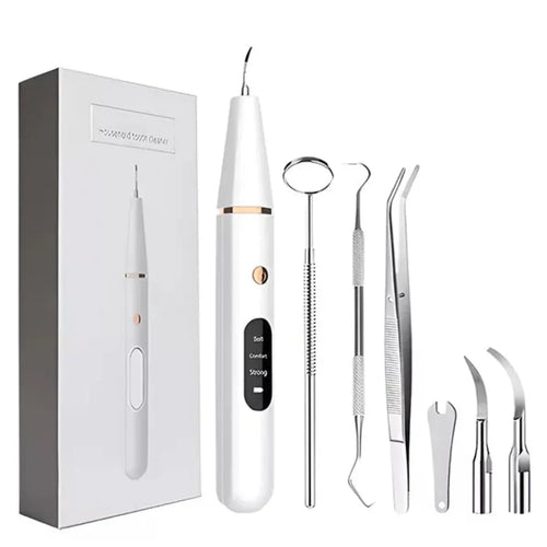 Ultrasonic Dental Cleaner – Electric Tartar Removal Device for Home Use