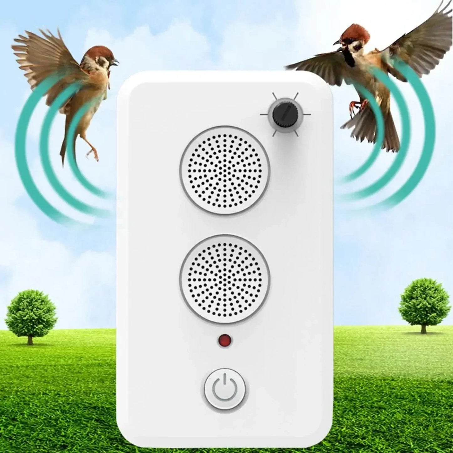 Adjustable Ultrasonic Wildlife Repellent Device