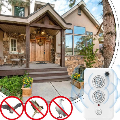 Adjustable Ultrasonic Wildlife Repellent Device