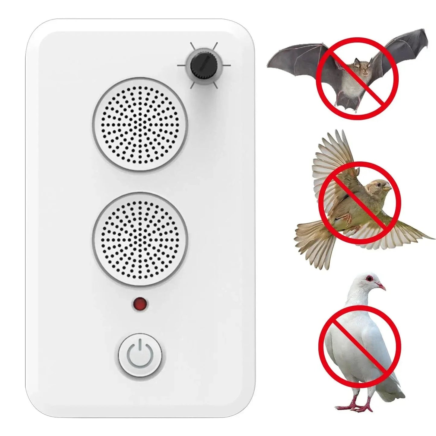 Adjustable Ultrasonic Wildlife Repellent Device