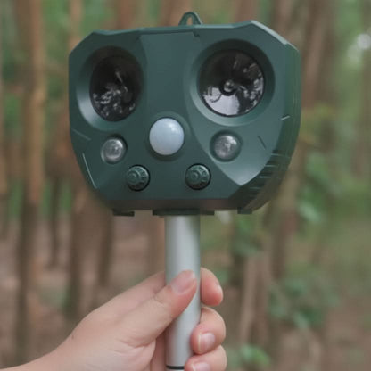 Solar-Powered Ultrasonic Pest Repeller with Motion Detection