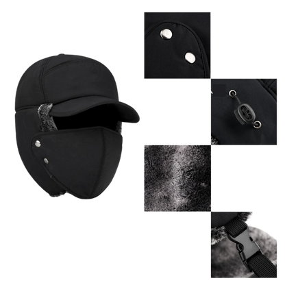 Unisex Windproof Hat with Ear and Face Protection