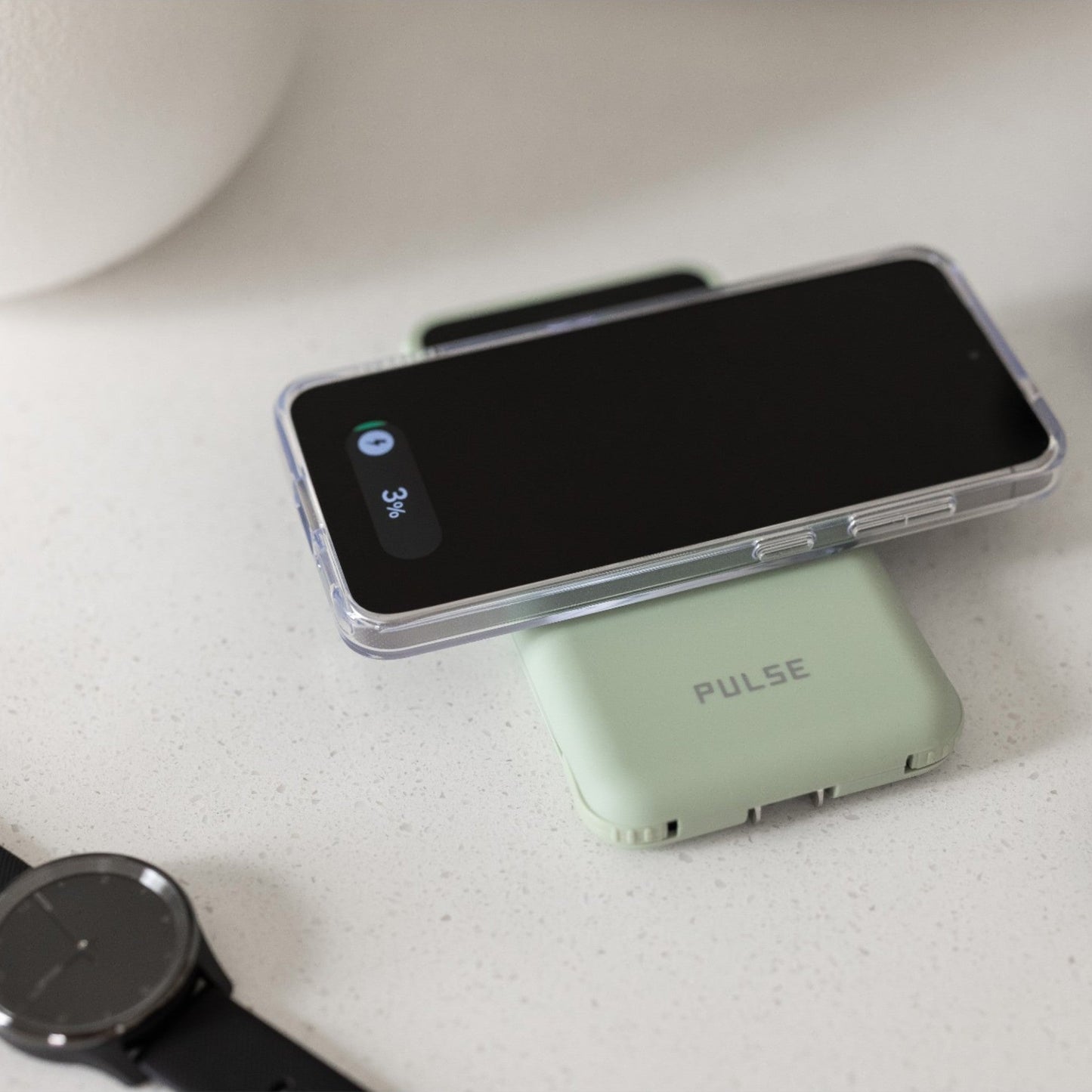 Dual-Pack 5-in-1 Portable Charger 10,000 mAh | Travel Power Adapter with USB-C, Lightning, Qi Charging, and Global Adapters