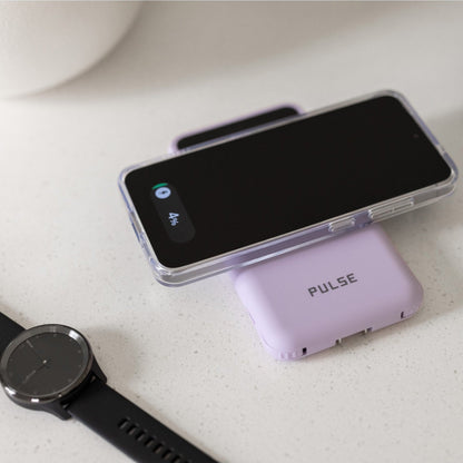 Dual-Pack 5-in-1 Portable Charger 10,000 mAh | Travel Power Adapter with USB-C, Lightning, Qi Charging, and Global Adapters