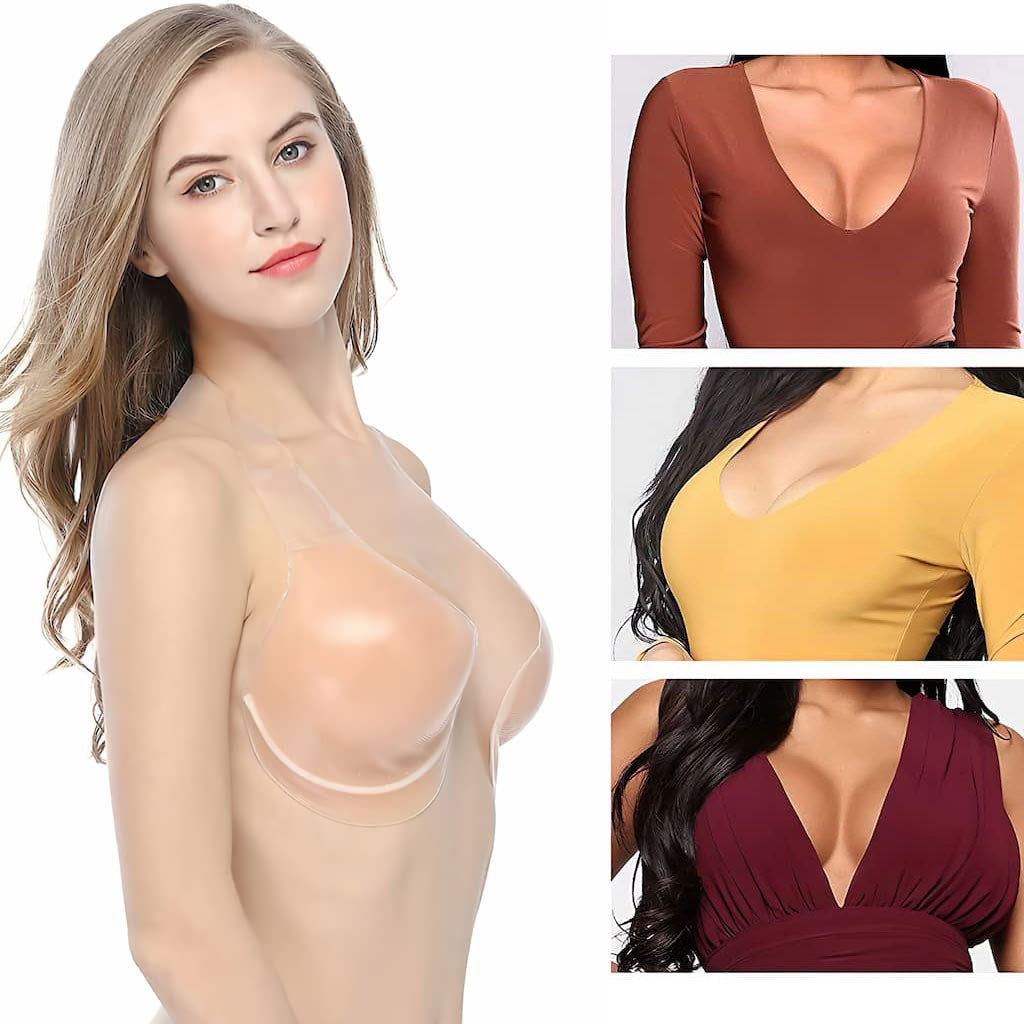 50% Off | Invisible Lift Bra - Provides Instant Bust Enhancement! Last Day for Discount