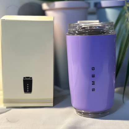 Elegant Stainless Steel Insulated Travel Mug – 500ml for Hot & Cold Beverages