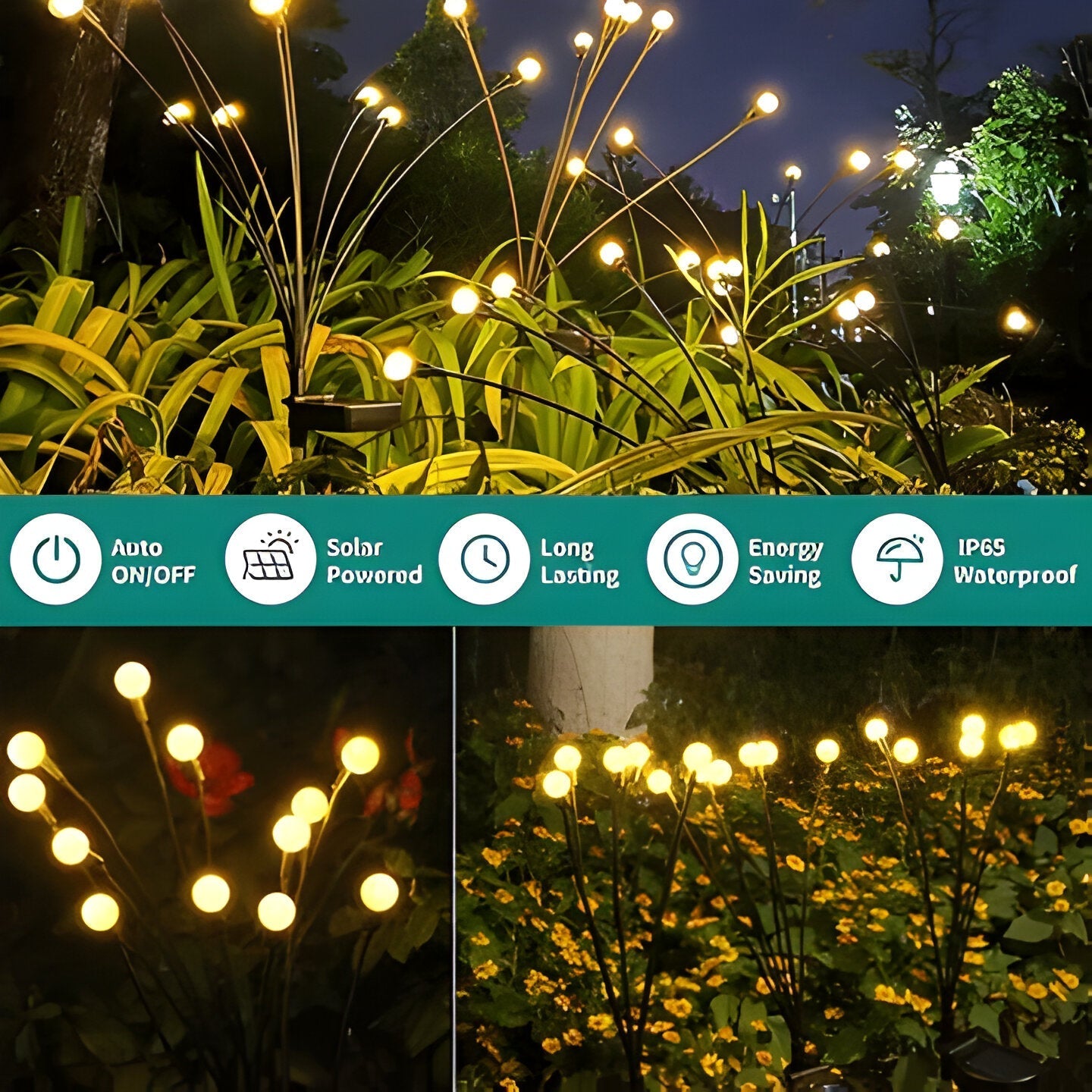 Outdoor Solar Garden Lights for Pathway and Landscape Illumination